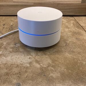 White Google Wi-Fi Whole Home Wireless Router AC-1304 Powers On,  No Power Cord